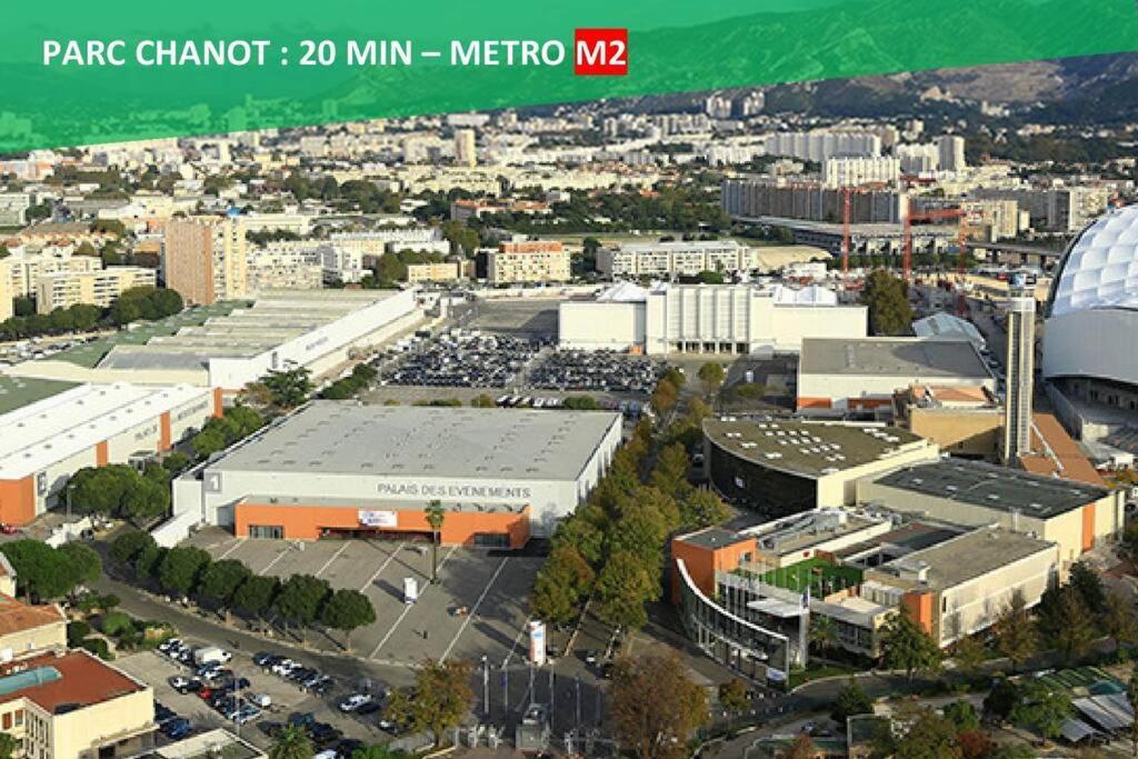 Climatise Gare Stcharles 4 Chambres Grand Balcon / Experience-Immo Marseille Eksteriør billede